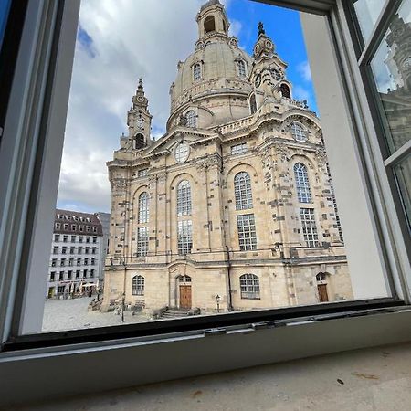 Gemuetliches Apartment Mit Blick Zur Frauenkirche Dresda Esterno foto